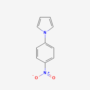 molecular formula C10H8N2O2 B1296268 1-(4-硝基苯基)-1H-吡咯 CAS No. 4533-42-0
