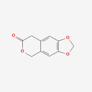 molecular formula C10H8O4 B1296276 5,8-Dihydro-7h-[1,3]dioxolo[4,5-g]isochromen-7-one CAS No. 34140-20-0