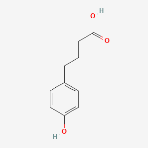 B1296285 4-(4-Hydroxyphenyl)butanoic acid CAS No. 7021-11-6