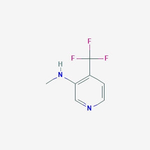molecular formula C7H7F3N2 B12962871 N-methyl-4-(trifluoromethyl)pyridin-3-amine 