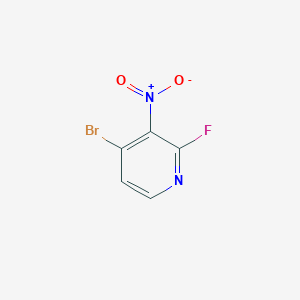 molecular formula C5H2BrFN2O2 B12962879 4-Bromo-2-fluoro-3-nitropyridine 