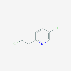 molecular formula C7H7Cl2N B12962887 5-Chloro-2-(2-chloroethyl)pyridine 