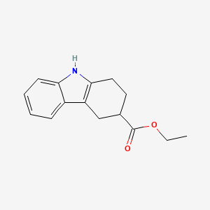 molecular formula C15H17NO2 B1296297 Ethyl 2,3,4,9-tetrahydro-1h-carbazole-3-carboxylate CAS No. 26088-68-6