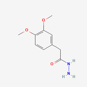 molecular formula C10H14N2O3 B1296298 2-(3,4-Dimethoxyphenyl)acetohydrazide CAS No. 60075-23-2