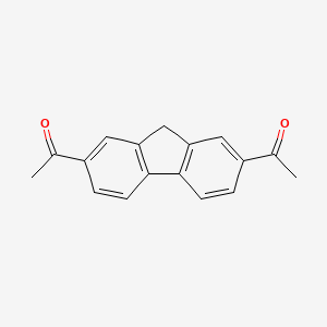 molecular formula C17H14O2 B1296301 2,7-Diacetylfluorene CAS No. 961-27-3