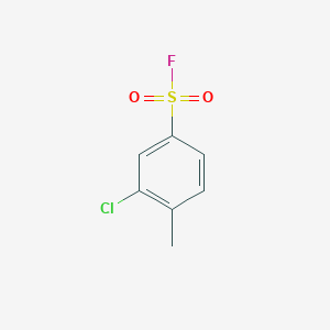 molecular formula C7H6ClFO2S B1296305 3-Chloro-4-methylbenzenesulfonyl fluoride CAS No. 25300-22-5