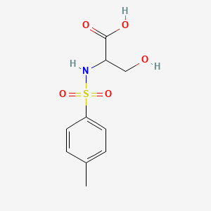 molecular formula C10H13NO5S B1296306 3-Hydroxy-2-(toluene-4-sulfonylamino)-propionic acid CAS No. 5873-11-0
