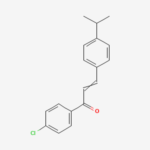 molecular formula C18H17ClO B1296308 (E)-1-(4-chlorophenyl)-3-(4-isopropylphenyl)-2-propen-1-one 