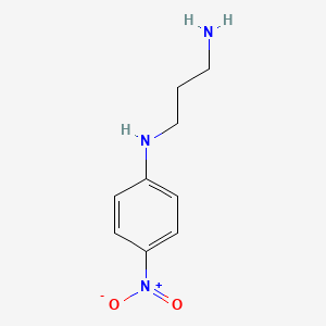 molecular formula C9H13N3O2 B1296309 N-(4-nitrophenyl)propane-1,3-diamine CAS No. 52289-06-2