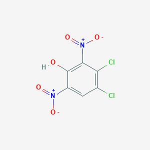 molecular formula C6H2Cl2N2O5 B1296313 3,4-Dichloro-2,6-dinitrophenol CAS No. 1664-10-4