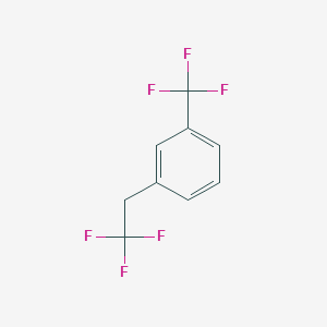 molecular formula C9H6F6 B1296315 1-(2,2,2-Trifluoroethyl)-3-(trifluoromethyl)benzene CAS No. 50562-22-6