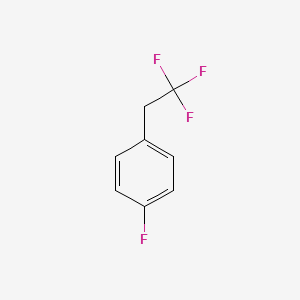 molecular formula C8H6F4 B1296316 1-Fluoro-4-(2,2,2-trifluoroethyl)benzene CAS No. 50561-99-4