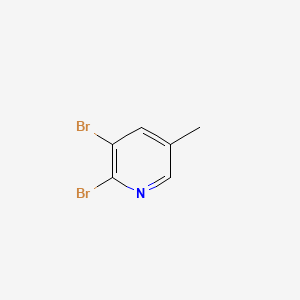 molecular formula C6H5Br2N B1296319 2,3-Dibromo-5-methylpyridine CAS No. 29232-39-1