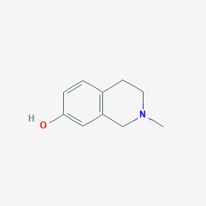 molecular formula C10H13NO B1296321 2-Methyl-1,2,3,4-tetrahydroisoquinolin-7-ol CAS No. 88493-58-7