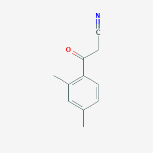 molecular formula C11H11NO B1296323 2,4-Dimethylbenzoylacetonitrile CAS No. 53882-91-0