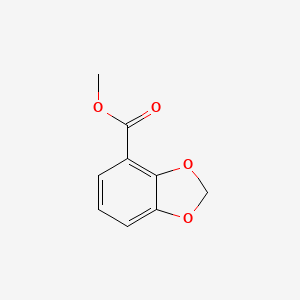 molecular formula C9H8O4 B1296325 Methyl benzo[d][1,3]dioxole-4-carboxylate CAS No. 33842-16-9