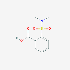 molecular formula C9H11NO4S B1296329 2-(二甲基磺酰氨基)苯甲酸 CAS No. 22185-11-1