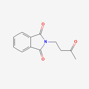 molecular formula C12H11NO3 B1296331 N-(3-Oxobutyl)phthalimide CAS No. 3783-77-5