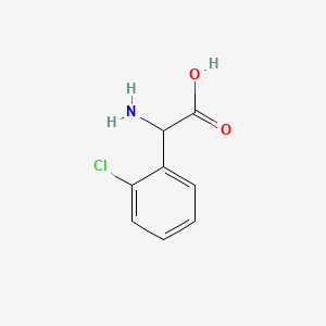 molecular formula C8H8ClNO2 B1296332 2-Chlorophenylglycine CAS No. 88744-36-9