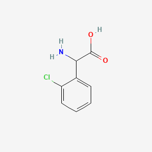 molecular formula C8H8ClNO2 B1296332 2-氨基-2-(2-氯苯基)乙酸 CAS No. 88744-36-9