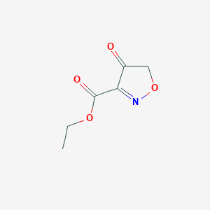 molecular formula C6H7NO4 B12963336 Ethyl 4-oxo-4,5-dihydroisoxazole-3-carboxylate CAS No. 855747-04-5