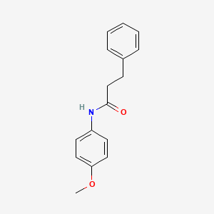 molecular formula C16H17NO2 B1296335 N-(4-methoxyphenyl)-3-phenylpropanamide CAS No. 97754-31-9