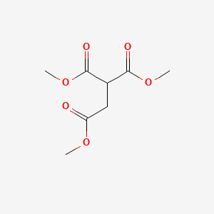 molecular formula C8H12O6 B1296336 Trimethyl ethane-1,1,2-tricarboxylate CAS No. 40967-67-7