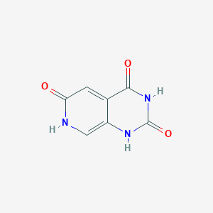 molecular formula C7H5N3O3 B12963374 Pyrido[3,4-d]pyrimidine-2,4,6(1H,3H,7H)-trione 