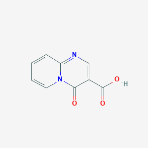 molecular formula C9H6N2O3 B1296339 4-氧代-4H-吡啶并[1,2-a]嘧啶-3-羧酸 CAS No. 34662-58-3