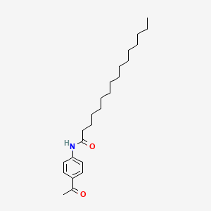 molecular formula C24H39NO2 B1296341 n-(4-Acetylphenyl)hexadecanamide CAS No. 89735-65-9