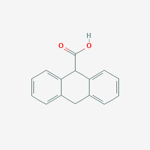 molecular formula C15H12O2 B1296346 9,10-Dihydroanthracene-9-carboxylic acid CAS No. 1143-20-0