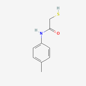 molecular formula C9H11NOS B1296351 N-(4-Methylphenyl)-2-sulfanylacetamide CAS No. 34282-30-9