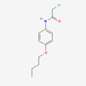 molecular formula C12H16ClNO2 B1296362 N-(4-butoxyphenyl)-2-chloroacetamide CAS No. 41240-84-0