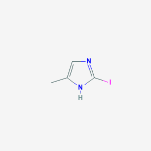 molecular formula C4H5IN2 B1296369 2-碘-4-甲基-1H-咪唑 CAS No. 73746-43-7