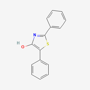 molecular formula C15H11NOS B1296373 2,5-Diphenyl-1,3-thiazol-4-ol CAS No. 59484-42-3
