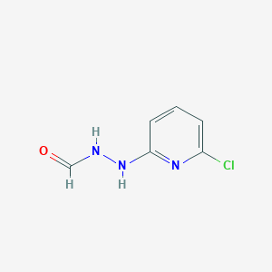 molecular formula C6H6ClN3O B1296375 N'-(6-Chloropyridin-2-yl)formohydrazide CAS No. 66999-50-6