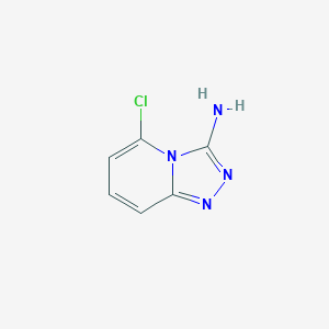 molecular formula C6H5ClN4 B1296376 5-氯-[1,2,4]三唑并[4,3-a]吡啶-3-胺 CAS No. 66999-63-1