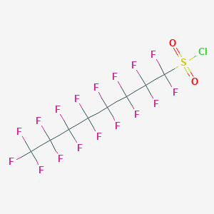 molecular formula C8ClF17O2S B1296377 Heptadecafluoro-1-octanesulfonyl chloride CAS No. 423-60-9
