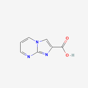molecular formula C7H5N3O2 B1296383 咪唑并[1,2-a]嘧啶-2-羧酸 CAS No. 64951-10-6