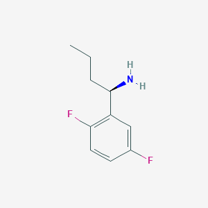 molecular formula C10H13F2N B12963871 (R)-1-(2,5-Difluorophenyl)butan-1-amine 