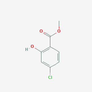 molecular formula C8H7ClO3 B1296388 Methyl 4-chloro-2-hydroxybenzoate CAS No. 22717-55-1