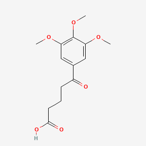 molecular formula C14H18O6 B1296398 5-氧代-5-(3,4,5-三甲氧基苯基)戊酸 CAS No. 34759-04-1