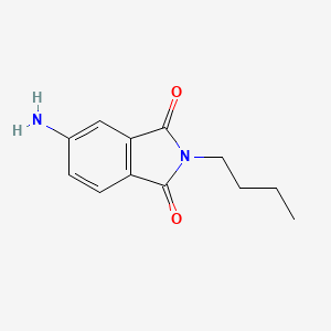 molecular formula C12H14N2O2 B1296400 4-amino-N-butylphthalimide CAS No. 68930-97-2