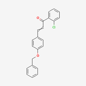 1-(2-Chlorophenyl)-3-(4-phenylmethoxyphenyl)prop-2-en-1-one