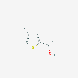 molecular formula C7H10OS B12964069 1-(4-Methylthiophen-2-yl)ethan-1-ol 
