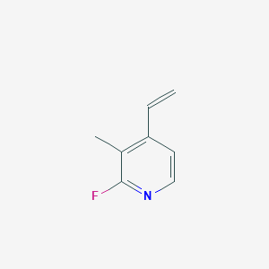 molecular formula C8H8FN B12964119 2-Fluoro-3-methyl-4-vinylpyridine 