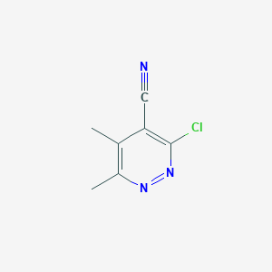molecular formula C7H6ClN3 B1296413 3-氯-5,6-二甲基吡哒嗪-4-腈 CAS No. 93824-72-7