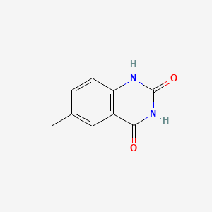 molecular formula C9H8N2O2 B1296414 6-methylquinazoline-2,4(1H,3H)-dione CAS No. 62484-16-6