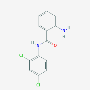 molecular formula C13H10Cl2N2O B1296420 2-amino-N-(2,4-dichlorophenyl)benzamide CAS No. 34490-00-1