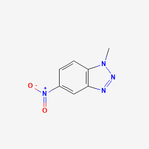 molecular formula C7H6N4O2 B1296421 1H-Benzotriazole, 1-methyl-5-nitro- CAS No. 25877-34-3